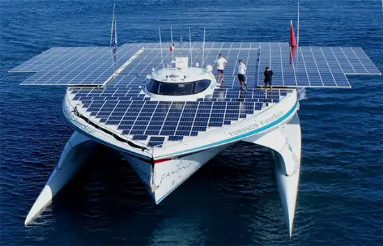 solar panles boat