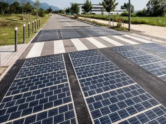 Solar Panels Road