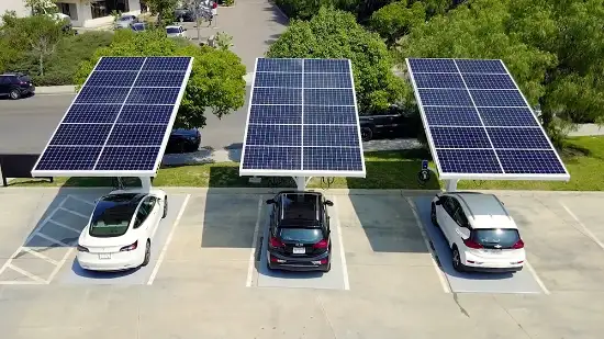 solar panels for charging electric cars