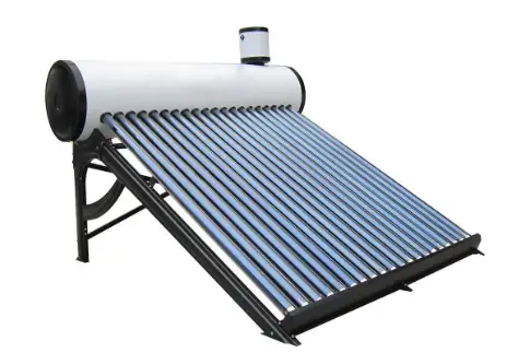 Evacuated tubes Passive Solar Water Heating System