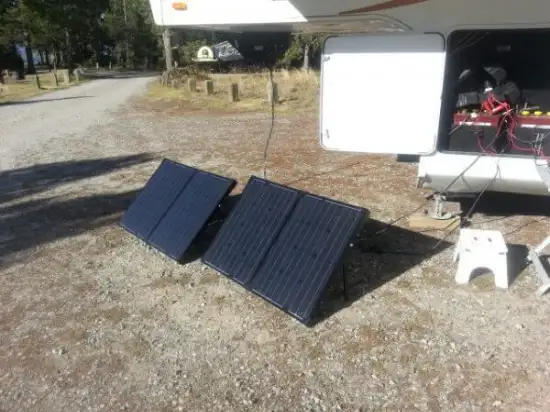 Monocrystalline portable solar panels