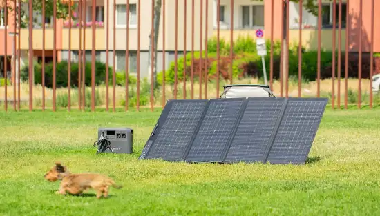 Portable solar panels for ev charging