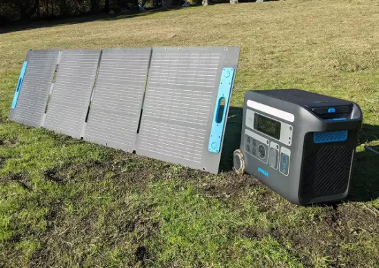 Portable solar panels for home