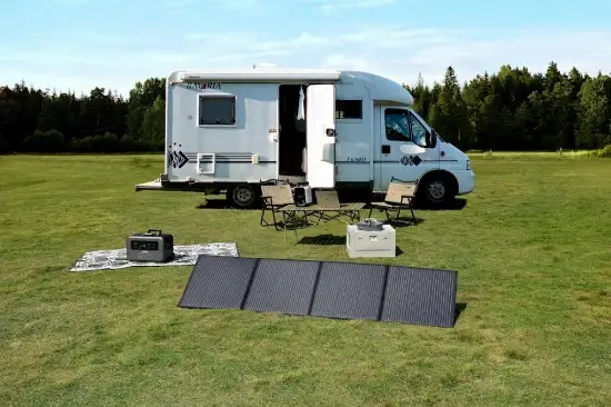 Portable solar panels for rv