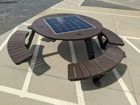 Solar Powered Tables