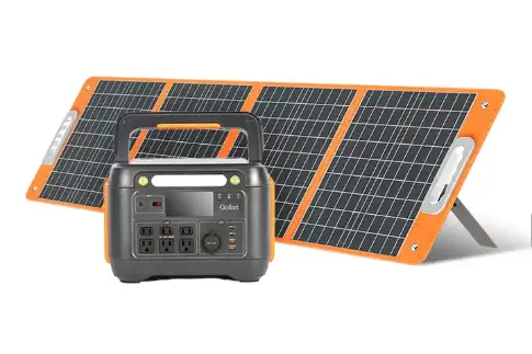 600W Power Station With Solar Panel