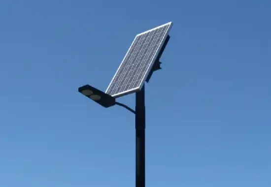 Split solar street lights