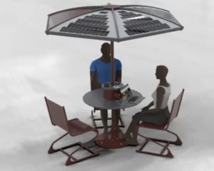 Portable Solar Umbrella