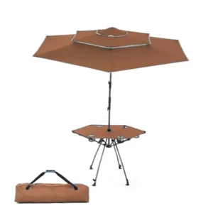 Solar Panel Beach Umbrella