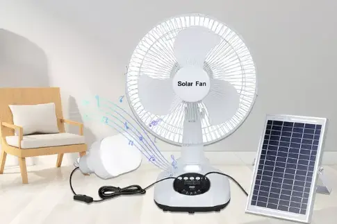 Solar fan for home